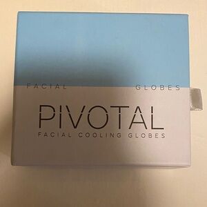 Facial Cooling Globes - Blue and Silver